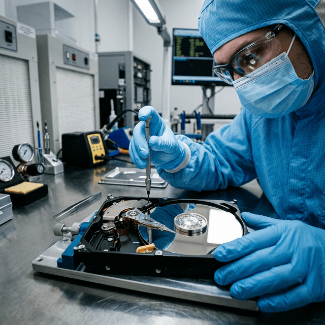 Data recovery cleanroom