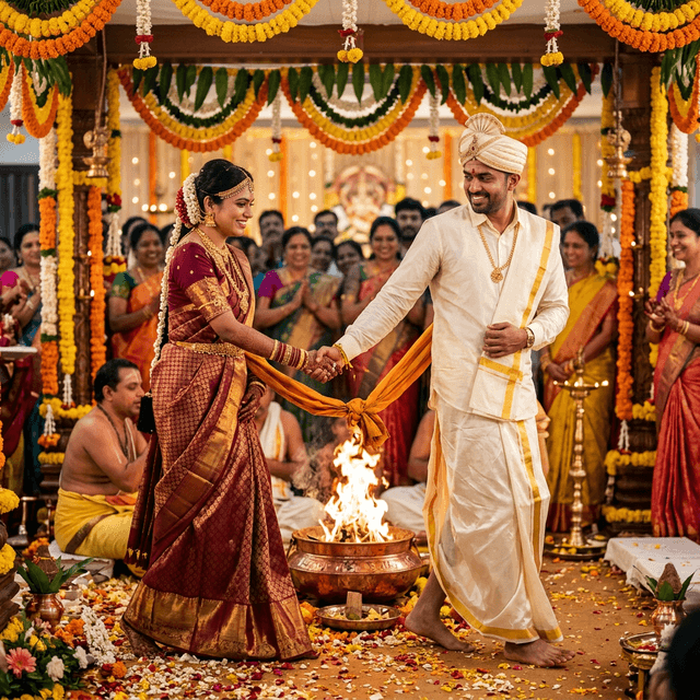 సప్తపది తెలుగు వివాహం కాండిడ్ ఫోటోగ్రఫీ