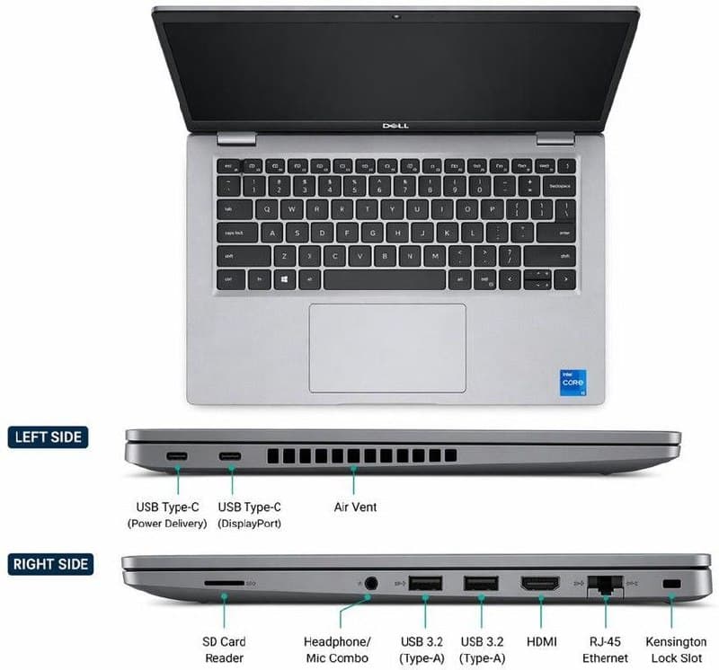 Dell Latitude 5420 Touch i5-1145G7 11th Gen / 8GB RAM / 256GB NVMe SSD / 14" FHD Touchscreen Laptop thumbnail 2
