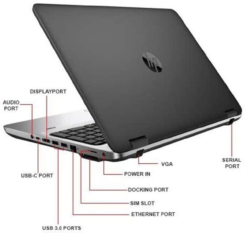 HP ProBook 650 G2 i5-6200U 8GB RAM 256GB SSD 15.6" Business Laptop thumbnail 2